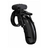 MODEL 22 CHASTITY 4.5" COCK CAGE W/ ELECTRO - BLACK